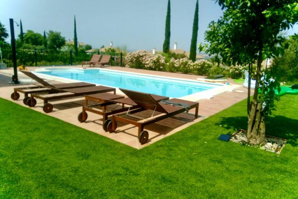 Villa exclusiva con piscina privada, La Tina Golf Arcos de la Frontera Esterno foto